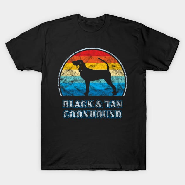 Black and Tan Coonhound Vintage Design Dog T-Shirt by millersye